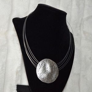 Textured Sphere Necklace